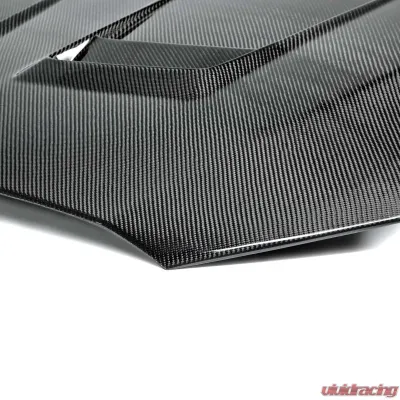 Seibon DV-Style Carbon Fiber Hood Mitsubishi Lancer Evolution | Ralliart 2008-2015 - HD0809MITEVOX-DV