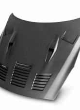 Seibon GTII-Style Dry Carbon Fiber Hood Nissan GT-R 2009-2016                                     - HD0910NSGTR-GTII-DRY - Image 6