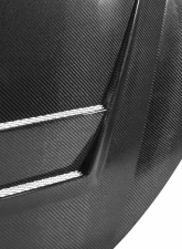 Seibon DV-Style Carbon Fiber Hood (Shaved) Volkswagen Golf | GTI 2010-2014                                     - HD1011VWGTIB-DV - Image 2