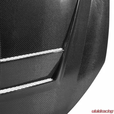 Seibon DV-Style Carbon Fiber Hood (Shaved) Volkswagen Golf | GTI 2010-2014 - HD1011VWGTIB-DV
