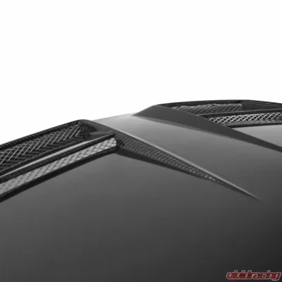 Seibon DV-Style Carbon Fiber Hood (Shaved) Volkswagen Golf | GTI 2010-2014 - HD1011VWGTIB-DV