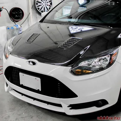 Seibon RS-Style Carbon Fiber Hood Ford Focus 2012-2014 - HD1213FDFO-RS