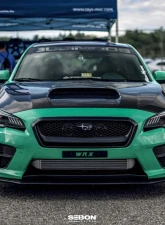 Seibon OEM-Style Carbon Fiber Hood Subaru WRX 2015-2021                                     - HD15SBIMP-OE - Image 6