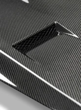 Seibon GTII-Style Carbon Fiber Hood Nissan GT-R 2017-2024                                     - HD17NSGTR-GTII - Image 5