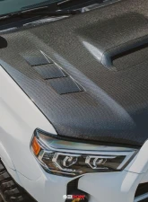 Seibon TS-Style Carbon Fiber Hood Toyota 4Runner 2010-2024                                     - HD18TY4R-TS - Image 8