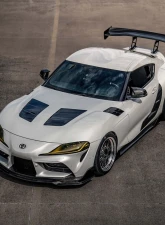 Seibon TSII-Style Double-Sided Carbon Fiber Hood Toyota GR Supra 2020-2026                                     - HD20TYSUP-TSII-DS - Image 10