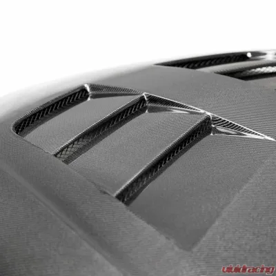 Seibon TSII-Style Double-Sided Carbon Fiber Hood Toyota GR Supra 2020-2026 - HD20TYSUP-TSII-DS