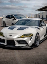Seibon TSII-Style Double-Sided Carbon Fiber Hood Toyota GR Supra 2020-2026                                     - HD20TYSUP-TSII-DS - Image 9