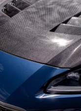 Seibon TS-Style Carbon Fiber Hood Subaru BRZ | Toyota GR-86 2022-2025                                     - HD22TY86-TS - Image 13