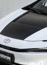 Seibon VT-Style Carbon Fiber Hood Toyota Prius 2023-2025                                     - HD23TYPR-VT - Image 8