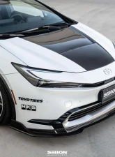 Seibon VT-Style Carbon Fiber Hood Toyota Prius 2023-2025                                     - HD23TYPR-VT - Image 9