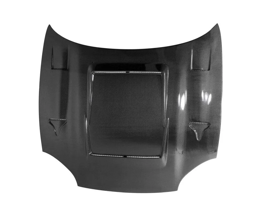 Seibon DVII-Style Carbon Fiber Hood - HD9498MITGT-DVII
