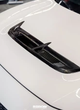 Seibon CW-Style Carbon Fiber Hood Vent Honda Civic Type-R Base 2023-2025                                     - HDS23HDCVR-CW - Image 6