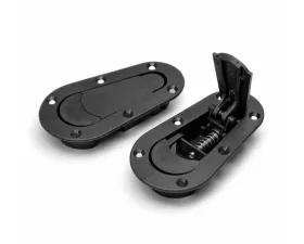 Seibon Black Edition AeroCatch Plus Flush Hood Latch and Pin Kit - No Lock