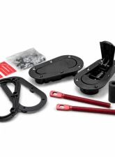 Seibon Black Edition AeroCatch Plus Flush Hood Latch and Pin Kit - No Lock                                     - HOODPINS-120-7000 - Image 2