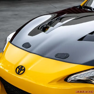 Seibon Black Edition AeroCatch Plus Flush Hood Latch and Pin Kit - No Lock - HOODPINS-120-7000