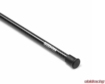 Seibon Carbon Fiber Hood Prop w/ Logo - HOODPROP-S