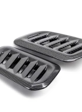 Seibon Dry Carbon Fiber Hood Vents Toyota GR Corolla 2023-2025                                     - HV23TYGRCOR - Image 3