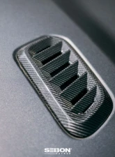 Seibon Dry Carbon Fiber Hood Vents Toyota GR Corolla 2023-2025                                     - HV23TYGRCOR - Image 6