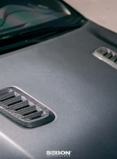 Seibon Dry Carbon Fiber Hood Vents Toyota GR Corolla 2023-2025                                     - HV23TYGRCOR - Image 7