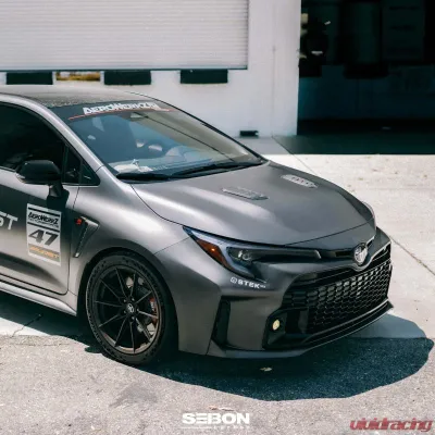 Seibon Dry Carbon Fiber Hood Vents Toyota GR Corolla 2023-2025 - HV23TYGRCOR