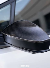 Seibon Carbon Fiber Mirror Covers Toyota Prius 2023-2025                                     - MC23TYPR - Image 6