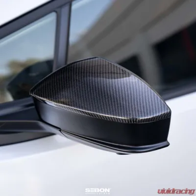 Seibon Carbon Fiber Mirror Covers Toyota Prius 2023-2025 - MC23TYPR