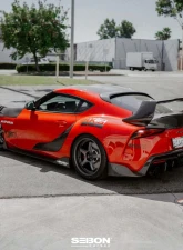 Seibon MB-Style Carbon Fiber Rear Diffuser Toyota GR Supra 2020-2026                                     - RD20TYSUP-MB - Image 7