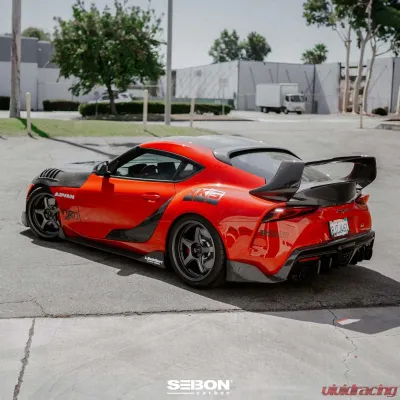 Seibon MB-Style Carbon Fiber Rear Diffuser Toyota GR Supra 2020-2026 - RD20TYSUP-MB