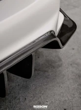 Seibon MB-Style Carbon Fiber Rear Diffuser Honda Civic Type-R Base 2023-2025                                     - RD23HDCVR-MB - Image 8