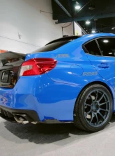 Seibon MB-Style Carbon Fiber Rear Lip Spoiler Subaru WRX 2015-2021                                     - RL15SBIMP-MB - Image 4