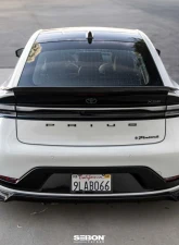 Seibon MB-Style Carbon Fiber Rear Lip Spoiler Toyota Prius 2023-2025                                     - RL23TYPR-MB - Image 9