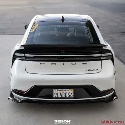 Seibon MB-Style Carbon Fiber Rear Lip Spoiler Toyota Prius 2023-2025 - RL23TYPR-MB
