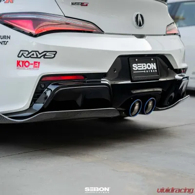 Seibon MB-Style Carbon Fiber Rear Lip Spoiler Acura Integra Type S 2024-2025 - RL24ACINS-MB