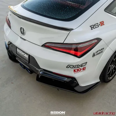 Seibon MB-Style Carbon Fiber Rear Lip Spoiler Acura Integra Type S 2024-2025 - RL24ACINS-MB