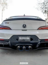 Seibon MB-Style Carbon Fiber Rear Lip Spoiler Acura Integra Type S 2024-2025                                     - RL24ACINS-MB - Image 9