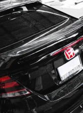 Seibon SI-Style Carbon Fiber Rear Spoiler Honda Civic Si Coupe 2014-2015                                     - RS14HDCV2D-SI - Image 6