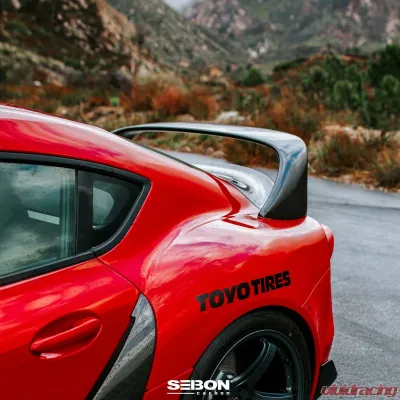 Seibon MB-Style Carbon Fiber Rear Spoiler Toyota GR Supra 2020-2026 - RS20TYSUP-MB