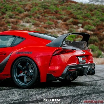 Seibon MB-Style Carbon Fiber Rear Spoiler Toyota GR Supra 2020-2026 - RS20TYSUP-MB