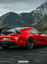 Seibon MB-Style Carbon Fiber Rear Spoiler Toyota GR Supra 2020-2026                                     - RS20TYSUP-MB - Image 8
