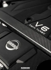 Seibon Carbon Fiber Front Strut Brace Nissan Z 2023-2024                                     - SB22NSZ-F - Image 6