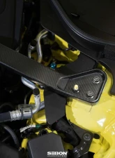 Seibon Carbon Fiber Front Strut Brace Nissan Z 2023-2024                                     - SB22NSZ-F - Image 7