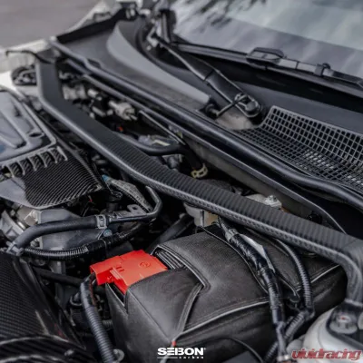 Seibon Carbon Fiber Front Strut Brace Honda Civic Type-R Base 2023-2025 - SB23HDCVR-F
