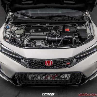 Seibon Carbon Fiber Front Strut Brace Honda Civic Type-R Base 2023-2025 - SB23HDCVR-F