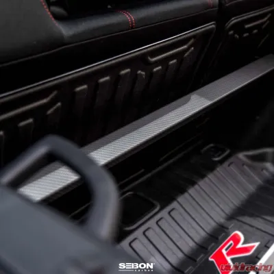 Seibon Carbon Fiber Rear Strut Brace Honda Civic Type-R Base 2023-2025 - SB23HDCVR-R