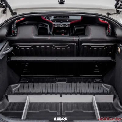 Seibon Carbon Fiber Rear Strut Brace Honda Civic Type-R Base 2023-2025 - SB23HDCVR-R