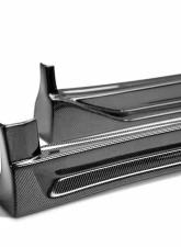 Seibon CW-Style Carbon Fiber Side Skirts Subaru Impreza 2004-2005                                     - SS0405SBIMP-CW - Image 3