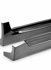 Seibon OEM-Style Carbon Fiber Side Skirts Subaru Impreza WRX 2008-2014                                     - SS0809SBIMPSTI-OE - Image 3
