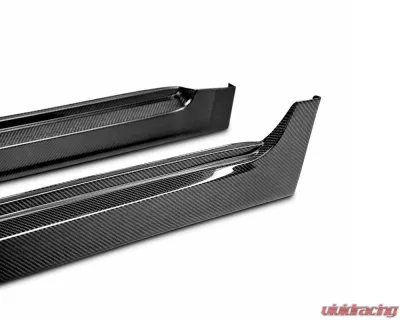 Seibon OEM-Style Carbon Fiber Side Skirts Subaru Impreza WRX 2008-2014 - SS0809SBIMPSTI-OE