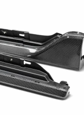 Seibon OEM-Style Carbon Fiber Side Skirts Honda Civic Type-R 2017-2021                                     - SS17HDCVR-OE - Image 3